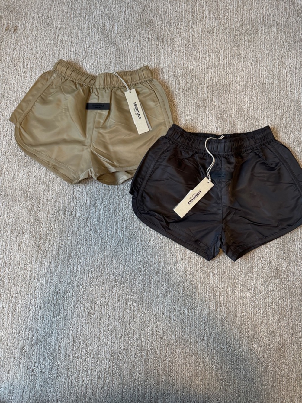 Essentials Fear Of God Running Shorts Bundle Of 2 Size XS